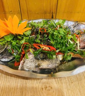 Cá song hấp thuyền chài 