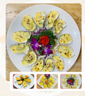 Hàu nướng phomai