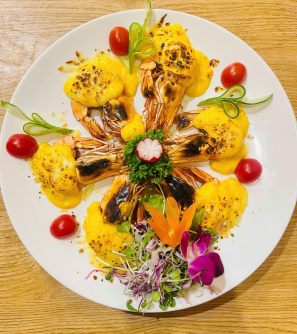 Tôm sú nướng phô mai bỏ lò 