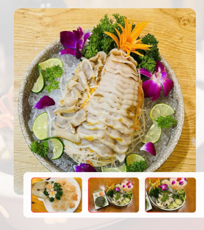 Tu hài Canada Sashimi