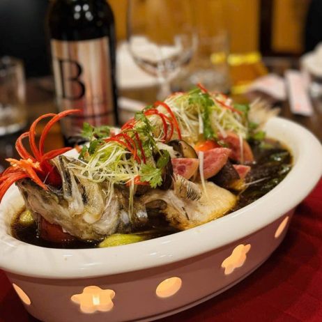 Cá song hấp thuyền chài 